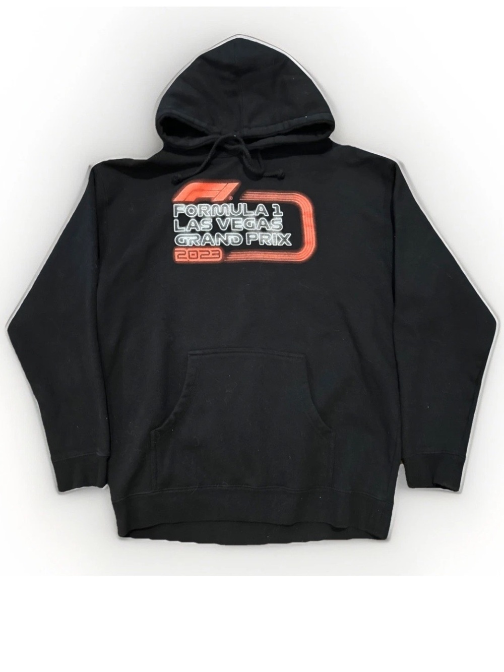 Mint F1 Formula 1 Las Vegas Grand Prix 2023 Black Pullover Hoodie Sweatshirt L